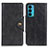Handytasche Stand Schutzhülle Flip Leder Hülle N03P für Motorola Moto Edge 20 5G Schwarz