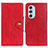Handytasche Stand Schutzhülle Flip Leder Hülle N03P für Motorola Moto Edge X30 5G Rot