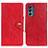 Handytasche Stand Schutzhülle Flip Leder Hülle N03P für Motorola Moto G62 5G Rot