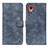 Handytasche Stand Schutzhülle Flip Leder Hülle N03P für Samsung Galaxy A22 5G SC-56B Blau