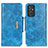 Handytasche Stand Schutzhülle Flip Leder Hülle N04P für Samsung Galaxy A15 4G Hellblau