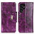 Handytasche Stand Schutzhülle Flip Leder Hülle N04P für Samsung Galaxy S23 Ultra 5G Violett