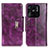 Handytasche Stand Schutzhülle Flip Leder Hülle N04P für Xiaomi Redmi 10 India Violett