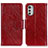 Handytasche Stand Schutzhülle Flip Leder Hülle N05P für Motorola Moto E32 Rot