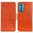 Handytasche Stand Schutzhülle Flip Leder Hülle N05P für Motorola Moto Edge 30 5G Orange