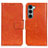 Handytasche Stand Schutzhülle Flip Leder Hülle N05P für Motorola Moto Edge S30 5G Orange