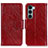 Handytasche Stand Schutzhülle Flip Leder Hülle N05P für Motorola Moto Edge S30 5G Rot