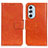 Handytasche Stand Schutzhülle Flip Leder Hülle N05P für Motorola Moto Edge X30 5G Orange