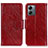 Handytasche Stand Schutzhülle Flip Leder Hülle N05P für Motorola Moto G14 Rot