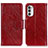 Handytasche Stand Schutzhülle Flip Leder Hülle N05P für Motorola Moto G82 5G Rot