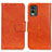 Handytasche Stand Schutzhülle Flip Leder Hülle N05P für Nokia C210 Orange