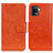 Handytasche Stand Schutzhülle Flip Leder Hülle N05P für Oppo Reno5 F Orange