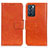 Handytasche Stand Schutzhülle Flip Leder Hülle N05P für Oppo Reno6 5G Orange