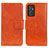 Handytasche Stand Schutzhülle Flip Leder Hülle N05P für Samsung Galaxy A82 5G Orange