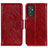 Handytasche Stand Schutzhülle Flip Leder Hülle N05P für Samsung Galaxy A82 5G Rot