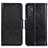 Handytasche Stand Schutzhülle Flip Leder Hülle N05P für Samsung Galaxy A82 5G Schwarz