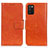 Handytasche Stand Schutzhülle Flip Leder Hülle N05P für Samsung Galaxy M02s Orange