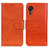 Handytasche Stand Schutzhülle Flip Leder Hülle N05P für Samsung Galaxy XCover 5 SM-G525F Orange