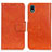 Handytasche Stand Schutzhülle Flip Leder Hülle N05P für Sony Xperia Ace III Orange