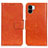 Handytasche Stand Schutzhülle Flip Leder Hülle N05P für Xiaomi Poco C50 Orange