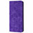 Handytasche Stand Schutzhülle Flip Leder Hülle N06 für Samsung Galaxy Note 20 5G Violett