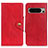 Handytasche Stand Schutzhülle Flip Leder Hülle N06P für Google Pixel 8 Pro 5G Rot