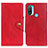 Handytasche Stand Schutzhülle Flip Leder Hülle N06P für Motorola Moto E20 Rot