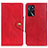Handytasche Stand Schutzhülle Flip Leder Hülle N06P für Oppo A16s Rot