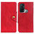 Handytasche Stand Schutzhülle Flip Leder Hülle N06P für Oppo Reno5 A Rot