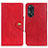Handytasche Stand Schutzhülle Flip Leder Hülle N06P für Oppo Reno8 T 4G Rot