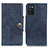 Handytasche Stand Schutzhülle Flip Leder Hülle N06P für Samsung Galaxy A02s Blau