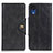 Handytasche Stand Schutzhülle Flip Leder Hülle N06P für Samsung Galaxy A03 Core Schwarz