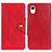 Handytasche Stand Schutzhülle Flip Leder Hülle N06P für Samsung Galaxy A23e 5G Rot