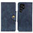 Handytasche Stand Schutzhülle Flip Leder Hülle N06P für Samsung Galaxy S22 Ultra 5G Blau
