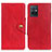 Handytasche Stand Schutzhülle Flip Leder Hülle N06P für Vivo Y55s 5G Rot