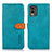 Handytasche Stand Schutzhülle Flip Leder Hülle N07P für Nokia C32 Cyan