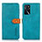 Handytasche Stand Schutzhülle Flip Leder Hülle N07P für Oppo A16s Cyan