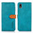 Handytasche Stand Schutzhülle Flip Leder Hülle N07P für Sony Xperia Ace III Cyan