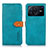 Handytasche Stand Schutzhülle Flip Leder Hülle N07P für Vivo X Note Cyan