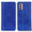 Handytasche Stand Schutzhülle Flip Leder Hülle N08P für Nokia G310 5G Blau