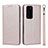 Handytasche Stand Schutzhülle Flip Leder Hülle N12 für Huawei P40 Pro Rosegold