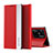 Handytasche Stand Schutzhülle Flip Leder Hülle Q01H für Xiaomi Redmi 10 Power Rot