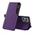 Handytasche Stand Schutzhülle Flip Leder Hülle Q02H für Xiaomi Redmi Note 11T Pro+ Plus 5G Violett