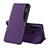 Handytasche Stand Schutzhülle Flip Leder Hülle Q02H für Xiaomi Redmi Note 8 (2021) Violett