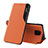Handytasche Stand Schutzhülle Flip Leder Hülle Q02H für Xiaomi Redmi Note 9 Pro Max Orange