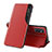 Handytasche Stand Schutzhülle Flip Leder Hülle QH1 für Samsung Galaxy F23 5G Rot