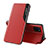 Handytasche Stand Schutzhülle Flip Leder Hülle QH1 für Samsung Galaxy M60s Rot