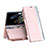 Handytasche Stand Schutzhülle Flip Leder Hülle QH2 für Oppo Find N3 5G Rosa