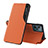 Handytasche Stand Schutzhülle Flip Leder Hülle QH2 für Realme C31 Orange