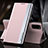 Handytasche Stand Schutzhülle Flip Leder Hülle QH2 für Samsung Galaxy S20 Plus Rosa